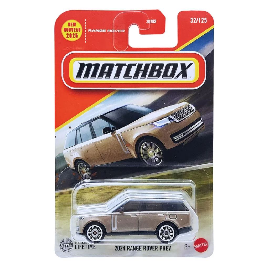 แมทช์บ็อกซ์ - โมเดลถเหล็ก 2024 RANGE ROVER PHEV ลิขสิทธิ์แท้ matchbox สเกล1/64 รถของเล่น ของสะสม MB4B5
