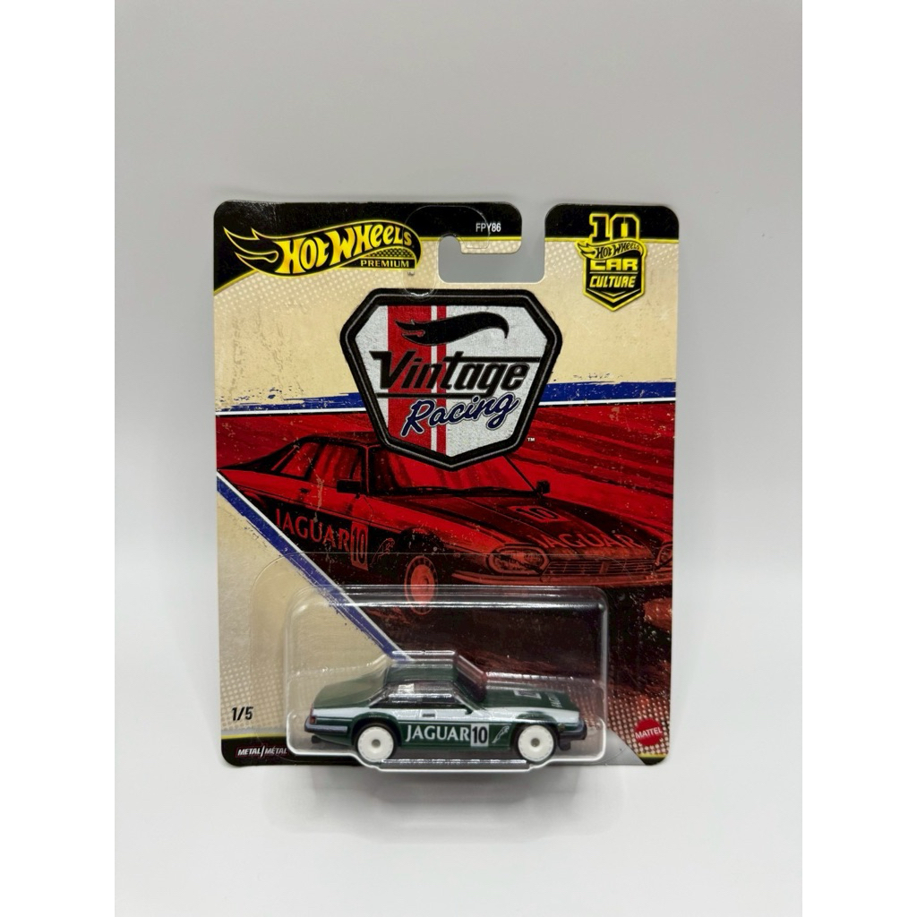 🚗พร้อมส่ง HotWheels premium JAGUAR XJS Vintage racing รถเหล็กใหม่