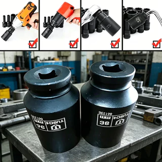 ลูกบล็อก ถอดน็อตเครื่องซักผ้า (มีให้เลือกขนาด 36 และ 38 mm) 4 หุน 12 ของแท้ สินค้าพร้อมส่ง