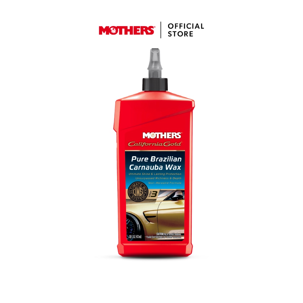 Mothers® California Gold Pure Brazilian Carnauba Wax คาร์นูบาแว็กซ์ธรรมชาติ 100% (473 ml)
