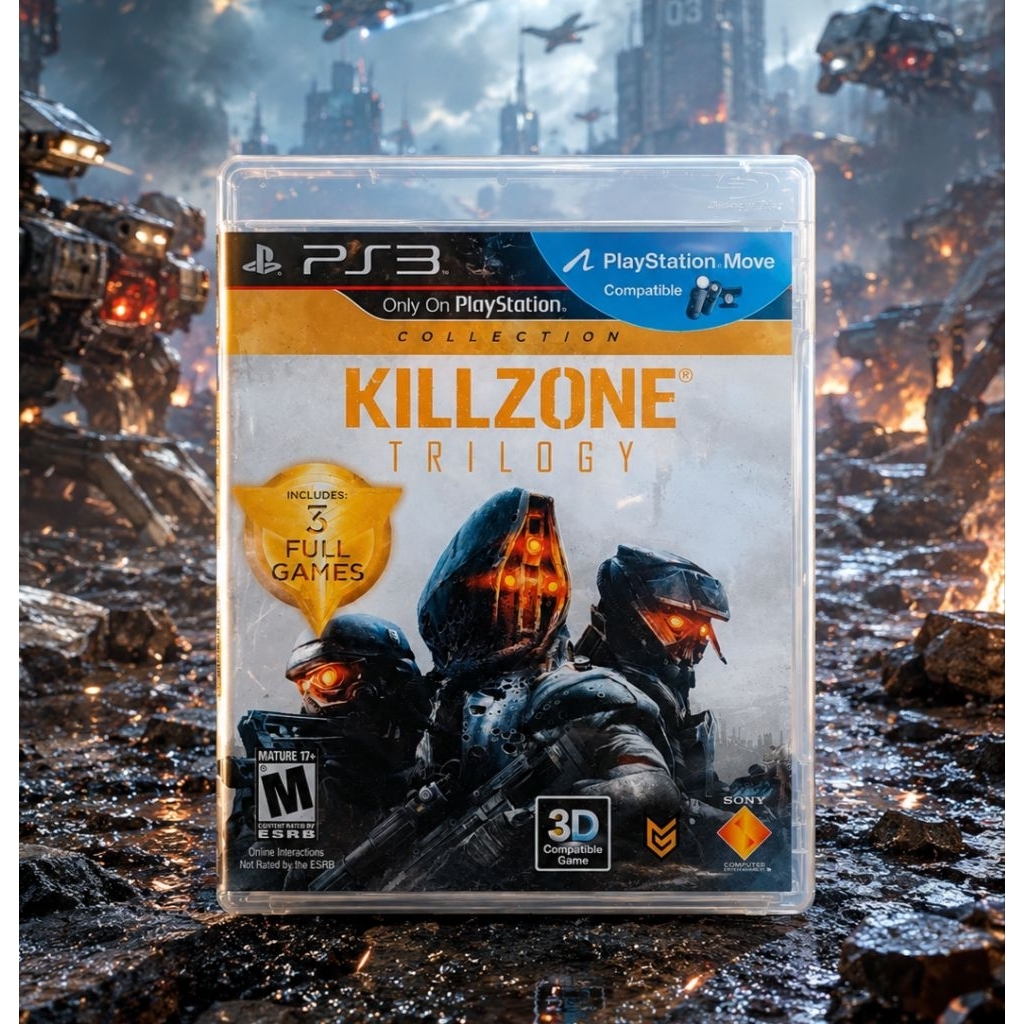 แผ่นเกม ps3 Killzone Trilogy รวมภาค 12 3 เล่นได้ปกติ