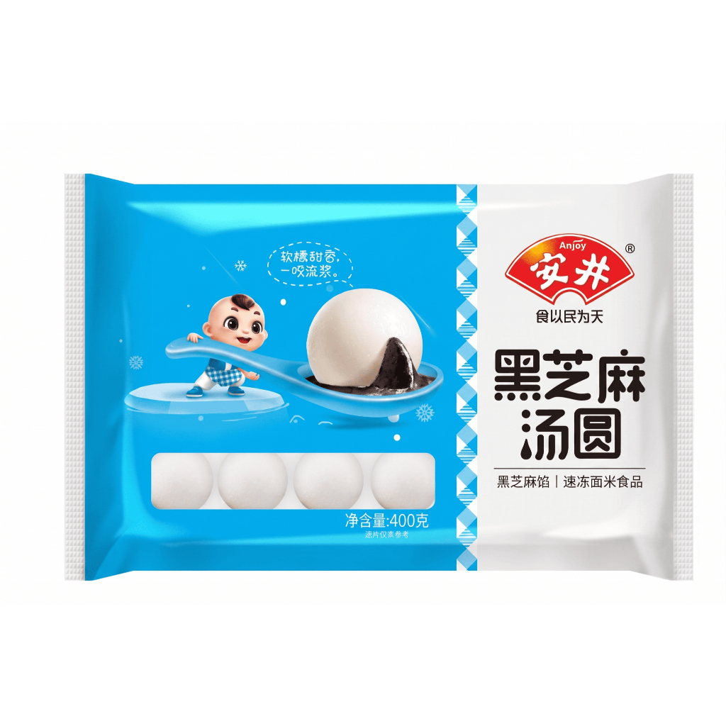 Anjoy SesameTangyuan บัวลอยสอดไส้งาดำ