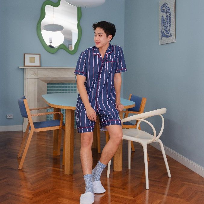 Sleepypie_Men navy bay pajamas set