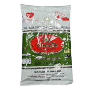 ชาเขียว Extra green เอ็กซ์ตร้า กรีน ชาเขียวสูตรเอ็กซ์ตร้ากรีน สูตรใหม่ ตรามือ ชาเขียวสูตรใหม่ 180 กรัม ชาตรามือ