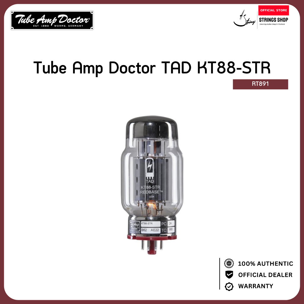 Tube Amp Doctor TAD KT88-STR Power Tube หลอด KT88 สำหรับ Tube Amp และ Bass Amplifier
