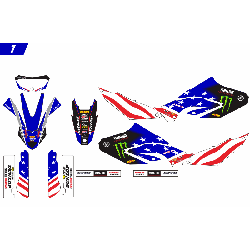 สติกเกอร์ YAMAHA WR155R 2020-2025 (ลาย 01-50)