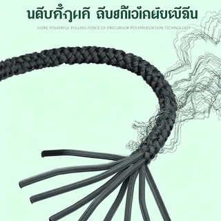 สาย PE ถัก 8 หลากสี เหนียว ทน สายพีอี ยาว 150 เมตร PE X8 บลู ฟิชชิ่ง [ Blue Fishing] (ส่งไว ราคาส่ง)