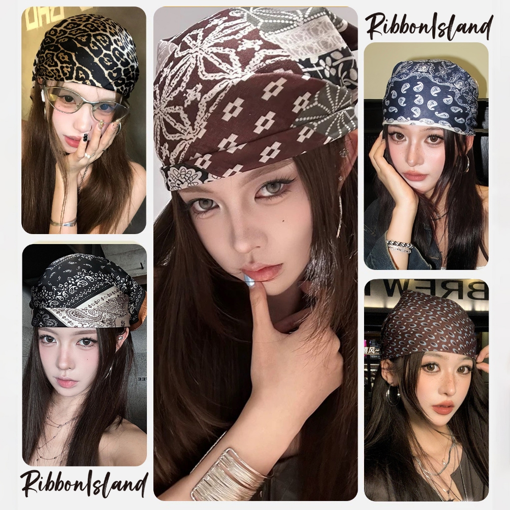 พร้อมส่งจากไทย🇹🇭 ผ้าพันคอไหม ผ้าพันคอ สไตล์เกาหลี ฮิปฮอป อ่อนโยน สำหรับผู้หญิง ชีฟอง สไตล์เรโทร ย้อนยุค หลากหลายสไตล์