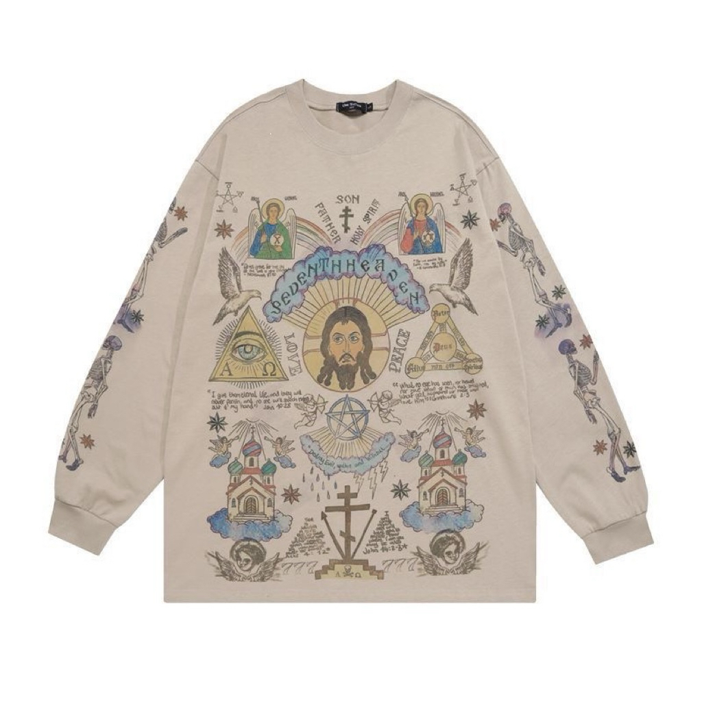 [ส่งด่วน ] Somethingstreet : Holy spirit เสื้อแขนยาว โอเวอร์ไซส์