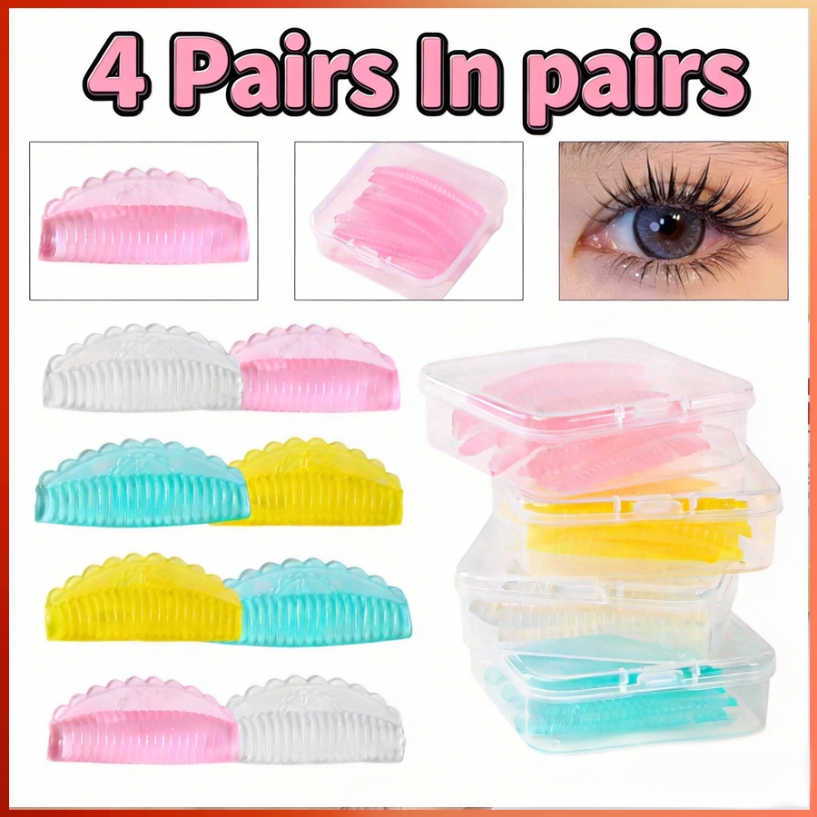 8pcs Eyelash Lifting Pads 2a Self-Adhesive Sticky Cluster J & L &B & D Curls Eyelash Lifting Rod Lash Beauty Salon LAsa