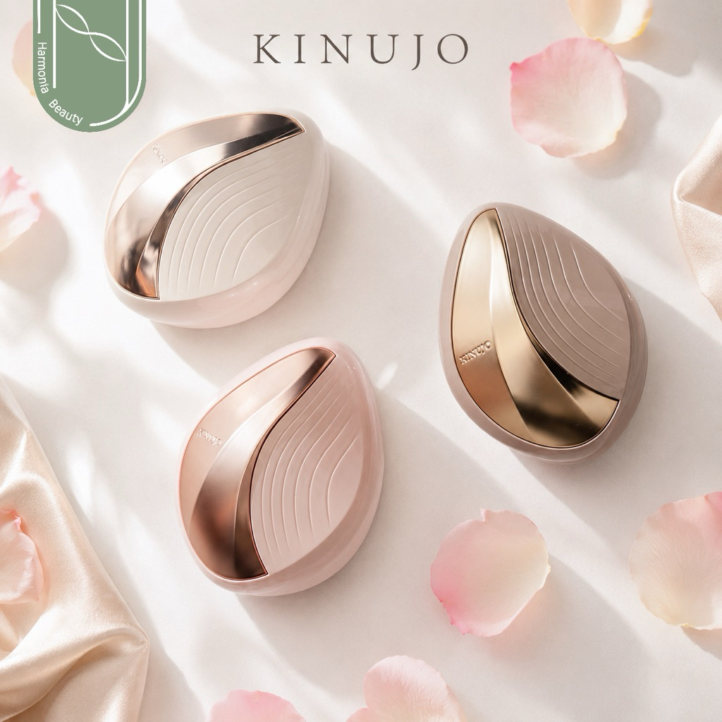 [มีส่งทันที!!] Kinujo Silky Jewel Brush Pearl แปรงหวีผมทรงไข่แบบพกพา