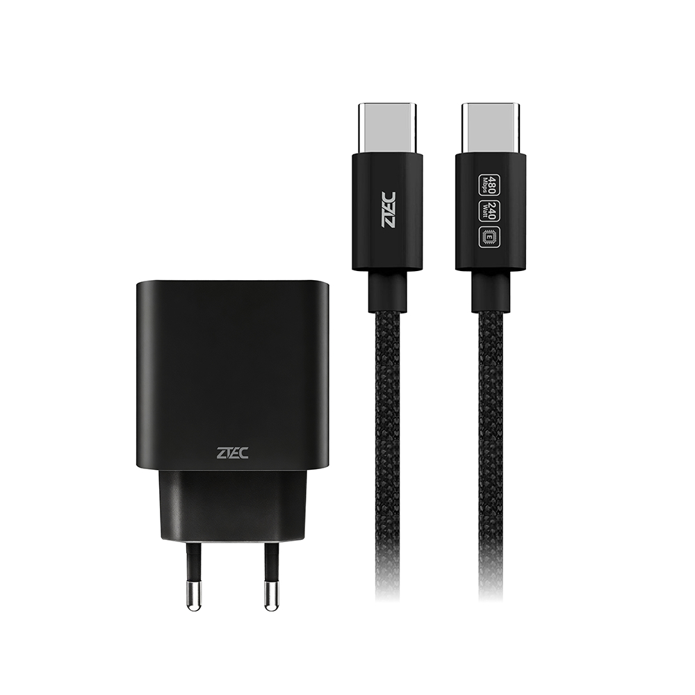 (ชุดชาร์จเร็ว) ZTEC Set iPhone ZA353 หัวชาร์จ 35W / ZA453 45W / ZA654 65W + สายชาร์จ Type C 240W -2Y รูปที่ 9