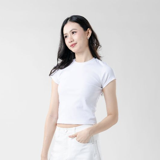 (สีใหม่) CHEWA Baby Tee - เสื้อคอกลม ผ้า Cotton - BB15