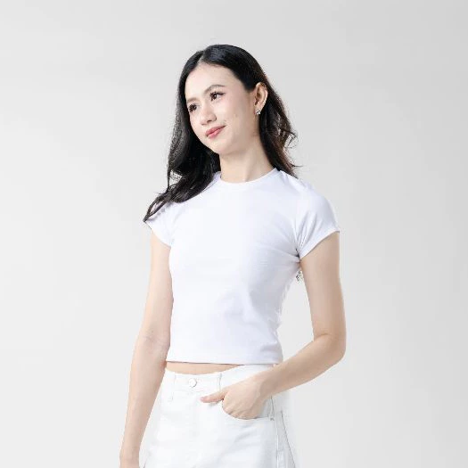 (สีใหม่) CHEWA Baby Tee - เสื้อคอกลม ผ้า Cotton - BB15
