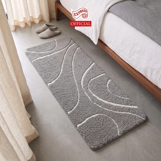 EXPRESS CARPET พรมเช็ดเท้ายาว 50x120cm พร้อมส่ง พรมขนนุ่ม มีกันลื่น ซับน้ำดี ซักได้ แห้งไว