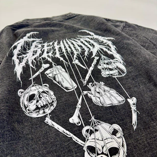𝗕𝗘𝗛𝗜𝗡𝗗 เสื้อยืด “ EVERYTHING DIES “ แขนสั้น แขนยาว แนวสตรีท Oversize เสื้อยืดชาย หญิง