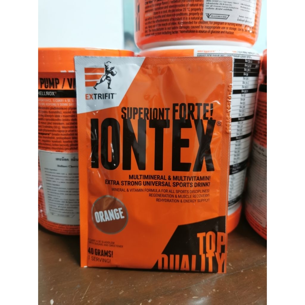 IONTEX​ เกลือแร่​ 40g.​(2serving)​รสส้ม​ราคา​89บาท​ วันหมดอายุ​2026​