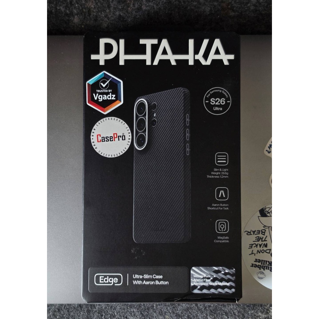 [มือสอง] เคส PITAKA Aramid Fiber