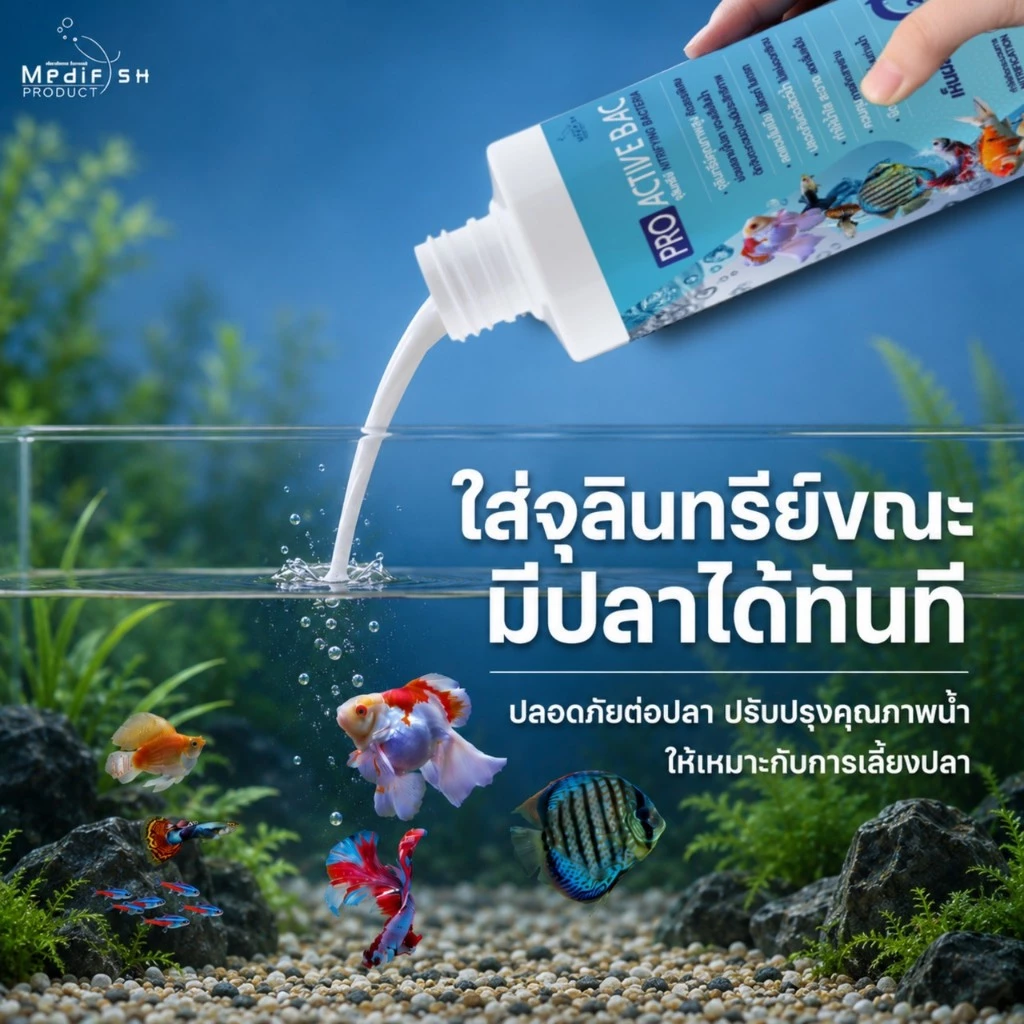 PRO ACTIVE BAC จุลินทรีย์ Nitrifying Bacteria ช่วยให้น้ำใสสะอาด ย่อยสลายของเสีย ลดเชื้อโรคในน้ำ ช่วยให้ปลาสุขภาพดี thumbnail 3