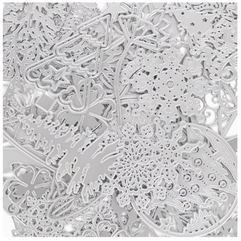 paper die-cut metal shapes 5pcs per pack mixed designs