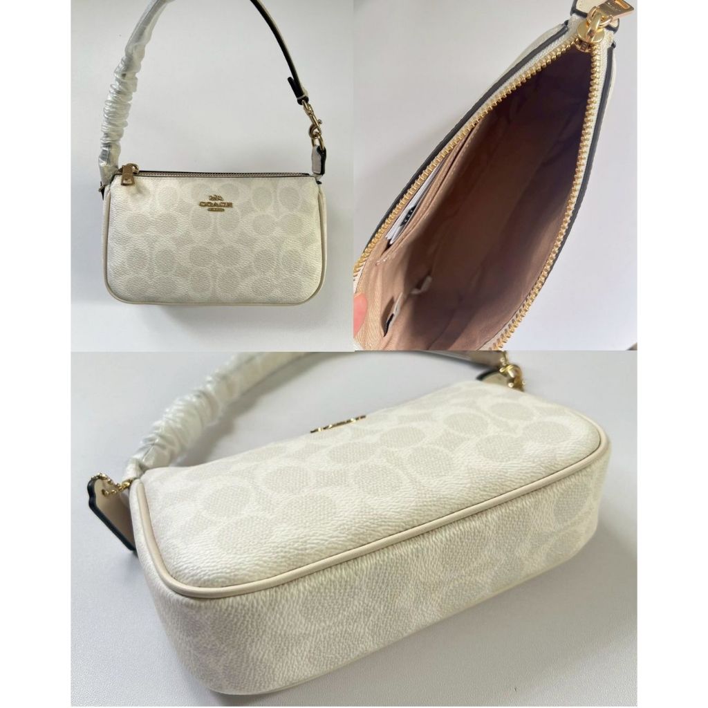 ของพร้อมส่งในไทย  จัดส่งแมส กระเป๋าคล้องมือ Nolita 19 In Signature Canvas (Style No.): C3308 / F5832