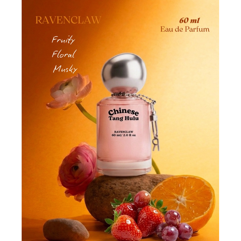 Chinese Tang Hulu 60 ml. น้ำหอมกลิ่นสตอเบอรี่ ถังหูลู่ มัสก์กี้ คุณหนูขา (ถุงผ้ารักโลกการ์ด+ชาร์มลิมิเต็ดของแบรนด์)