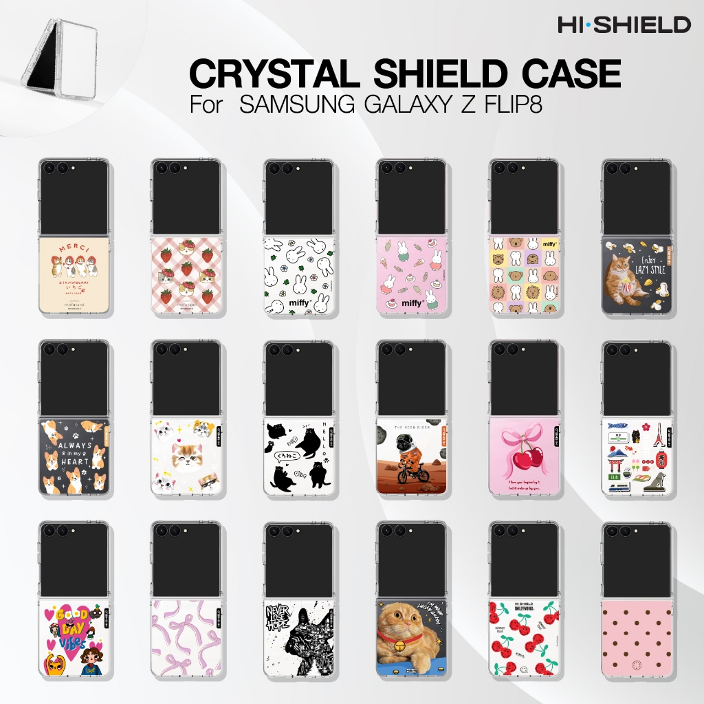 [for ZFLIP8] HI-SHIELD เคสมือถือใสกันกระแทก 1.5 เมตร เคส ZFLIP8