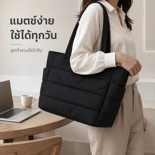 G&M,G กระเป๋าผ้าใบผ้าฝ้ายยับสำหรับผู้หญิง มีน้ำหนักเบาและนุ่ม อเนกประสงค์ กันน้ำ