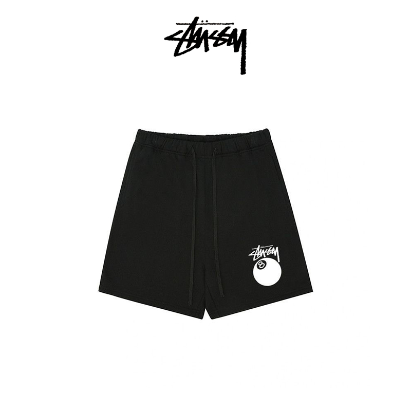 [ของแท้ 100%]✈️Stussy พร้อมส่ง/ กางเกงขาสั้น Stussy 8 Ball corp nylon shorts