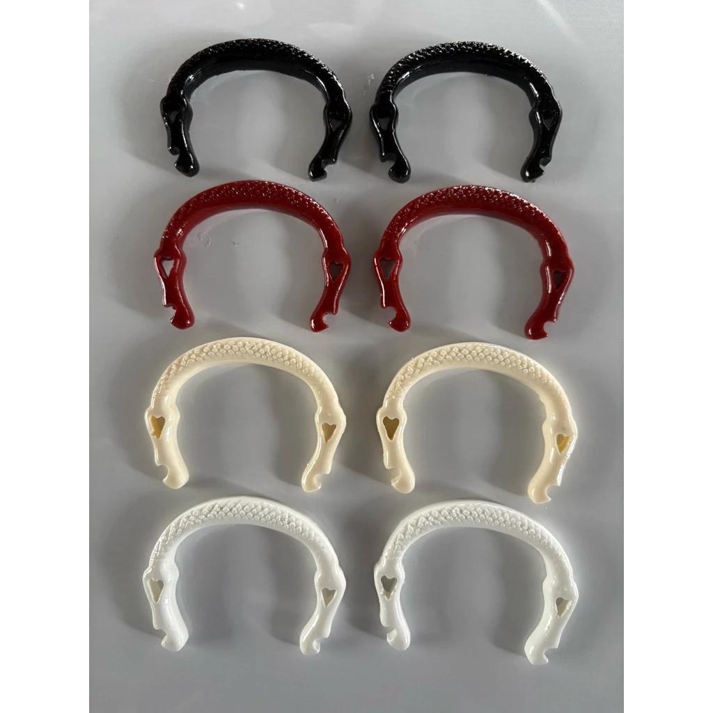 (สินค้าใหม่ !!!) เกือกม้าเรซิ่น ลาย2 ตกแต่งกรงนกปรอดหัวจุก พร้อมส่ง