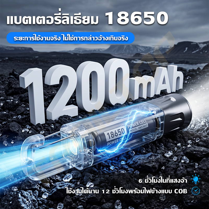 TRAILTOP كشاف LED قوي محمول قابل للشحن — صورة 4
