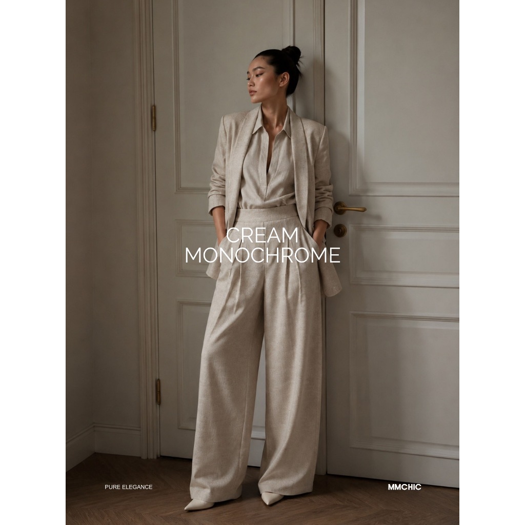 MMCHIC - LINEN BLEND BLAZER