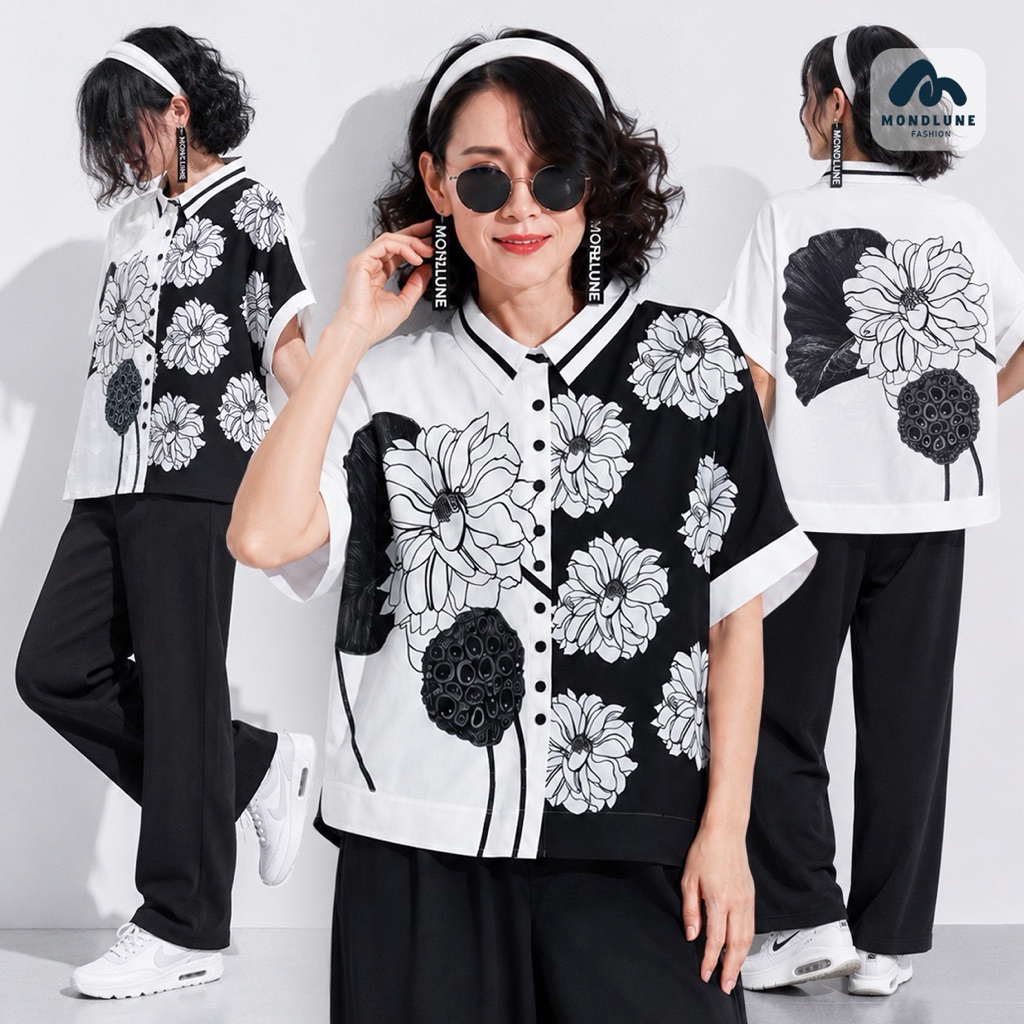 สวยสับแบบไม่ซ้ำใคร! 🪡 เสื้อลินินดีไซน์ Over Size ทรงสวยพรางหุ่น