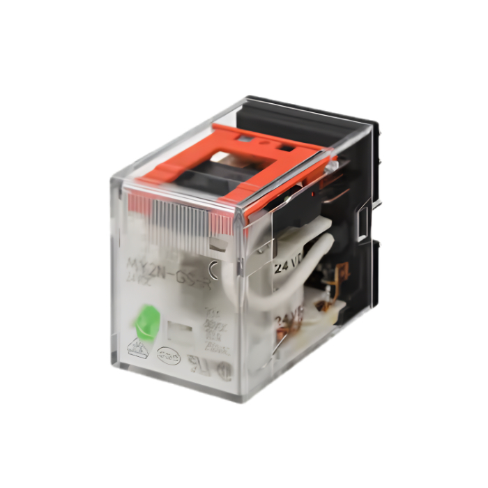 รีเลย์ Relay MY2-GS-R แรงดันคอยล์ 220VAC 8Pin 8ขา Omron + ซ็อกเก็ตรีเลย์ Socket Relay PYF08A-E Omron