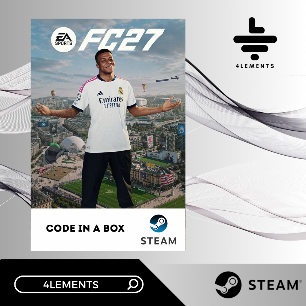 (PRE-ORDER 25 SEP 2026) PC STEAM EA SPORTS FC 27 (CODE IN A BOX) (GAME)