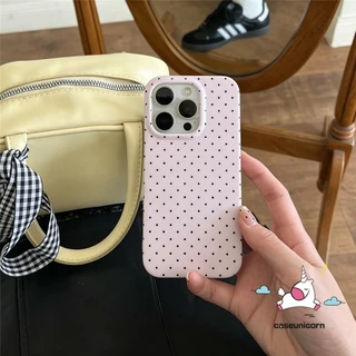 สำหรับ Redmi 15 15C 14C 9 13C 9A 10 12 12C A1 A2 A3 Note 9 14 11 12 8 13 10 Pro เคส IMD ลายจุดสีดำขาวแบบเรียบง่าย