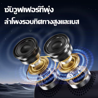 【รองรับ USB/TF/AUX】GZ-412 ลำโพงบลูทูธ ลำโพงคาราโอเกะ 8นิ้ว บลูทูธ5.2 ไฟRGB เบสแน่น ลำโพงบลูทูธไร้สาย ลำโพงบลูทูธเบส