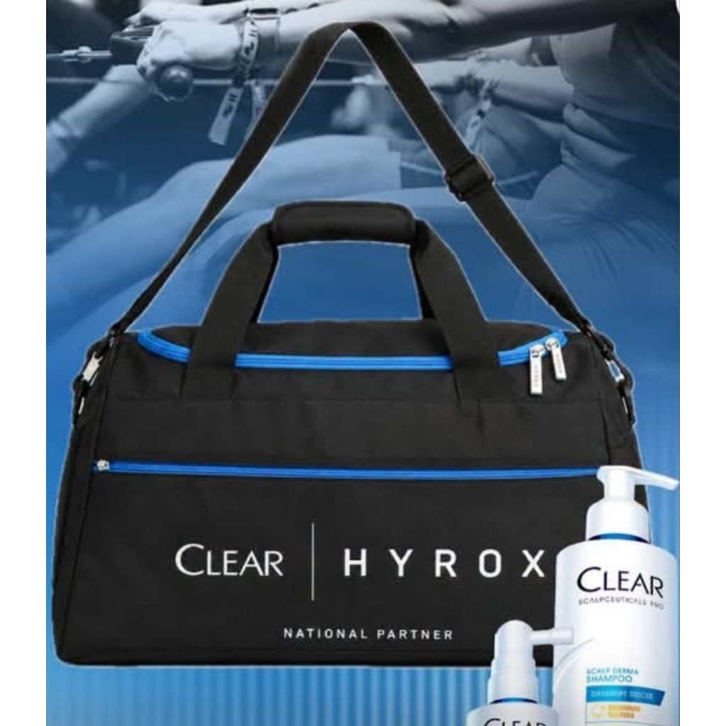 กระเป๋า พายข้าง ใบใหญ่ นักเดินทาง ออกกำลังกาย ยิม เคลียร์ Clear vs Hyrox bag  exercise