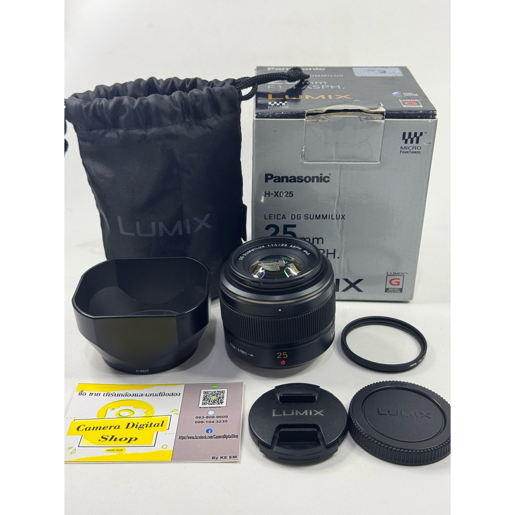 เลนส์มือสอง Lens Panasonic Leica 25mm F1.4 ASPH.