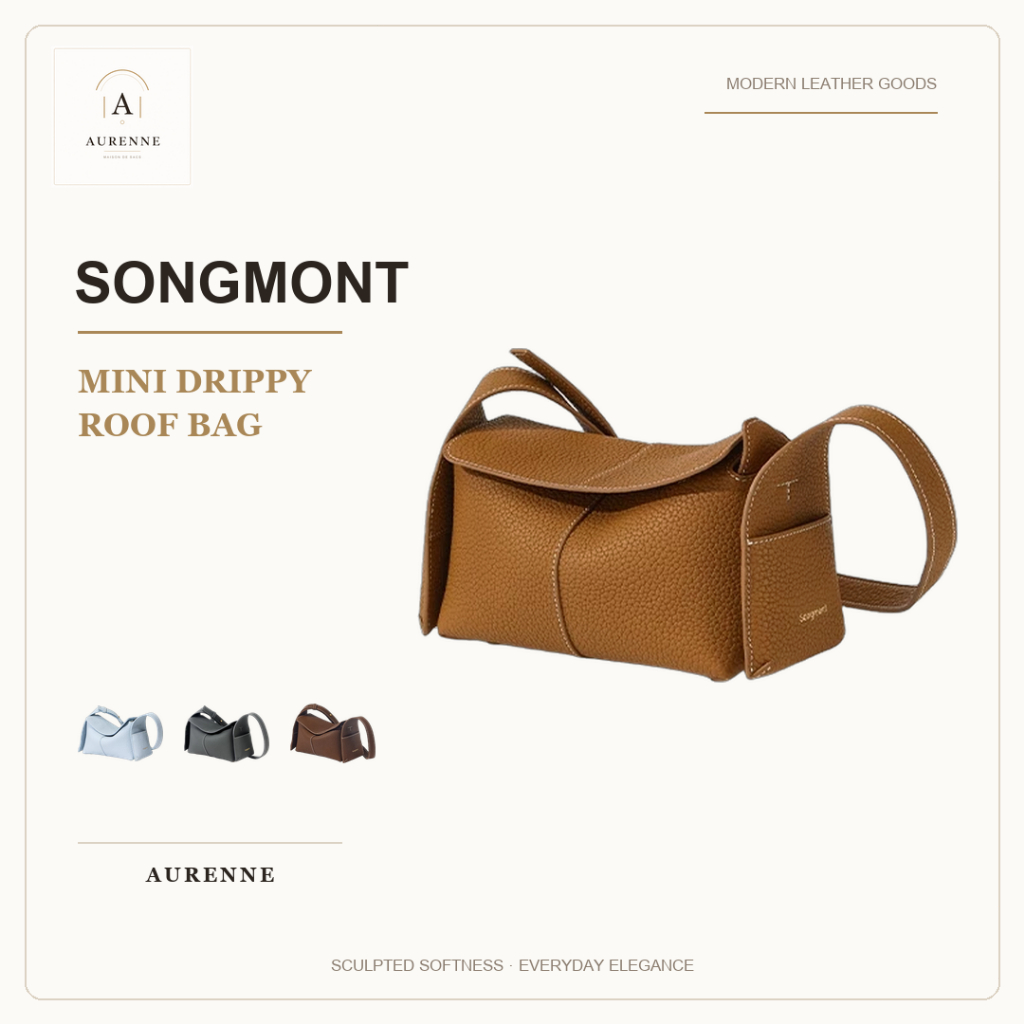 สินค้าแท้ 100% 👜Songmont Mini Drippy Roof Bag ทันสมัยจับคู่ได้ทุกลุค