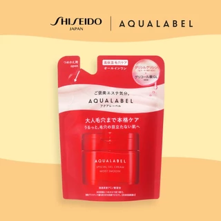 AQUALABEL Special Gel Cream Ex Moist Smooth อะควาเลเบิล สเปเชียล เจลครีม อีเอ็กซ์ มอยส์ สมูท (90g) / Refill (81g ) เจลครีมบำรุงผิวที่ได้รับรางวัลจาก VOCE ด้วยประสิทธิภาพการบำรุงผิวและความคุ้มค่าในราคาที่เข้าถึงได้ [By SHISEIDO JAPAN Group Store]