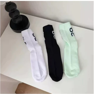 (พร้อมส่งในไทย)แฟชั่นผู้หญิงผู้ชายฮาราจูกุถุงเท้ากีฬาQC SOCKS