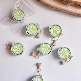 พร้อมส่ง🇹🇭 Matcha Clicker ของเล่นกดเพลิน พวงกุญแจ ถ้วยมัทฉะ🍵(แจ้งตัวอักษรกับร้านค้า)