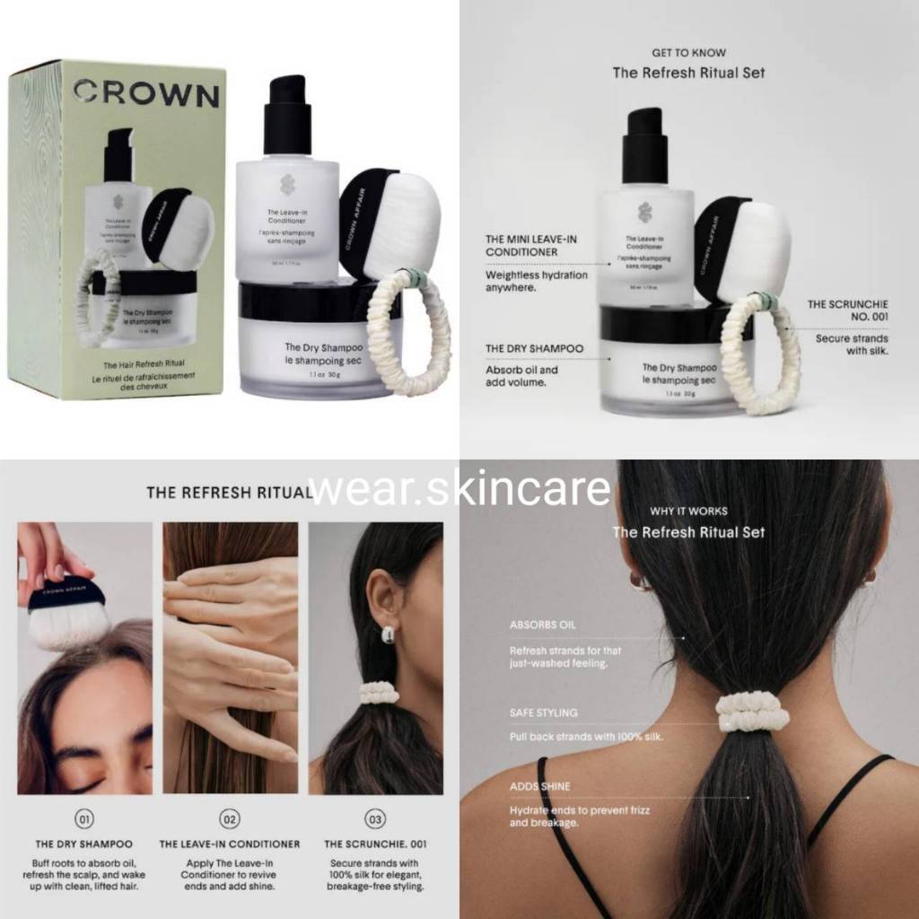 Crown Affair The Hair Refresh Dry Shampoo & Leave-In Conditioner Value Set