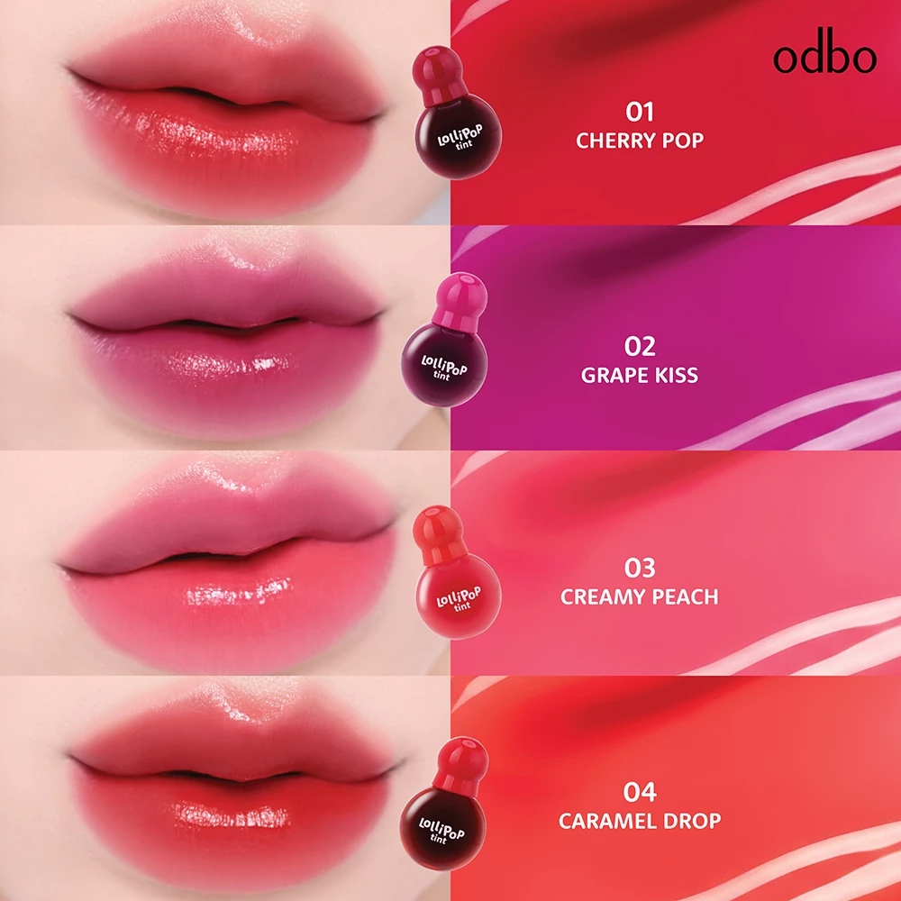 ลิปทินท์ ODBO LOLLIPOP TINT ลอลลิป๊อป ทินต์ OD5029 รูปที่ 3
