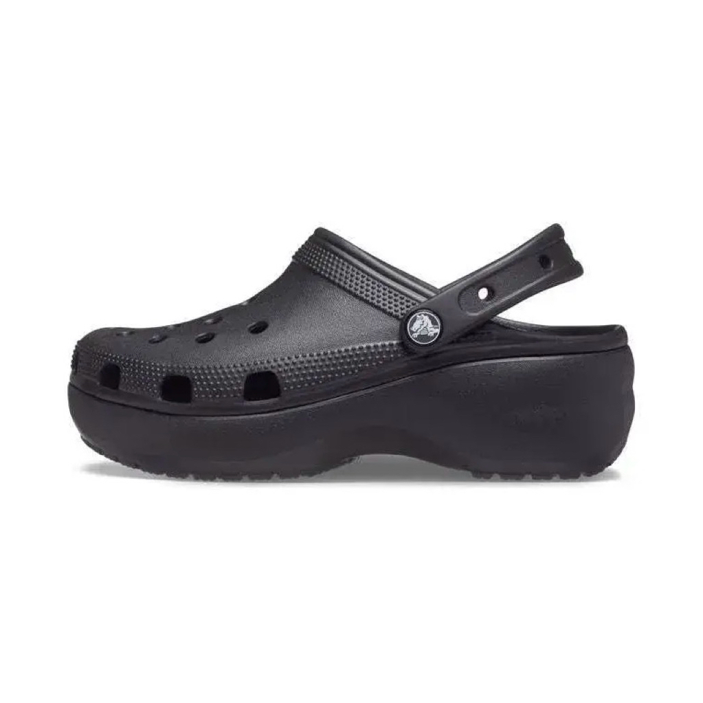รองเท้า CROCS CLASSIC PLATFORM CLOG - BLACK แท้ 💯% ช้อปไทย