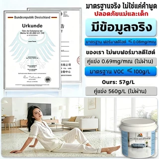 🔥โปร 8.15ลดแรง! สีพื้นอีพ็อกซี่ทรายพรีเมียม 12 in 1 สีเทาทะเล ปรับระดับได้ กันลื่น กันน้ำ พื้นอีพ็อกซี่ ทนทาน ใช้งานยาวน