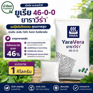 [แบ่งขาย 1-5 kg] ปุ๋ยยารามีร่า 16-16-16 / 25-7-7 / 46-0-0 (เม็ดใส) ปุ๋ยบำรุงต้น บำรุงใบ พืชแข็งแรง