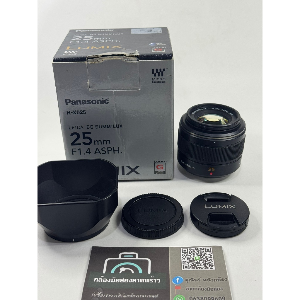 เลนส์มือสอง Lens Panasonic Leica 25mm F1.4 ASPH.