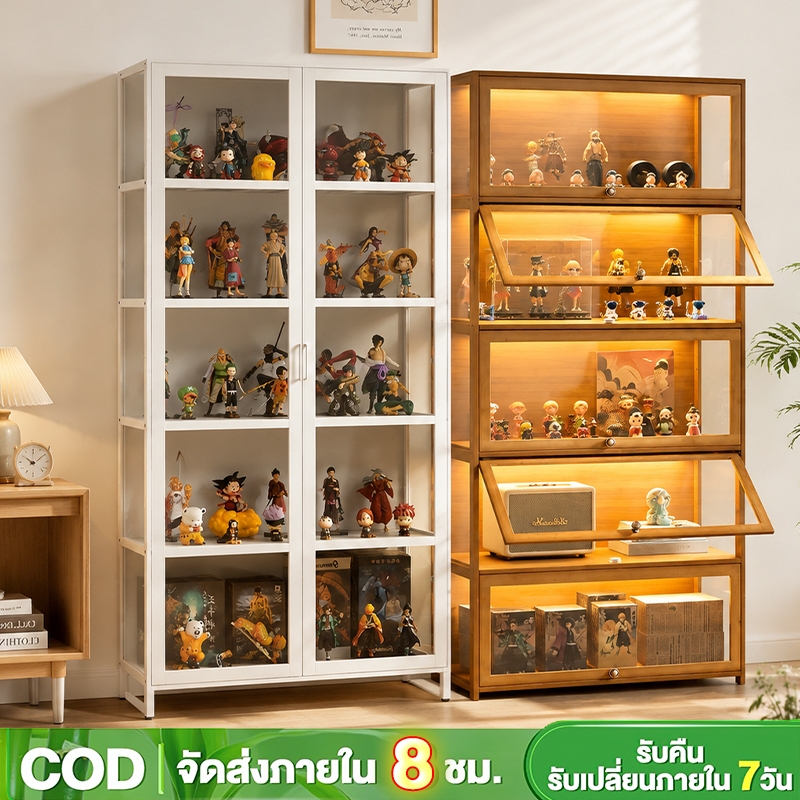 ตู้โชว์โมเดล กล่องโชว์โมเดลรถฝาหน้าเปิดได้ เก็บได้เยอะ รับน้ำหนักได้ดี ประหยัดพื้นที่ มีหลายขนาด